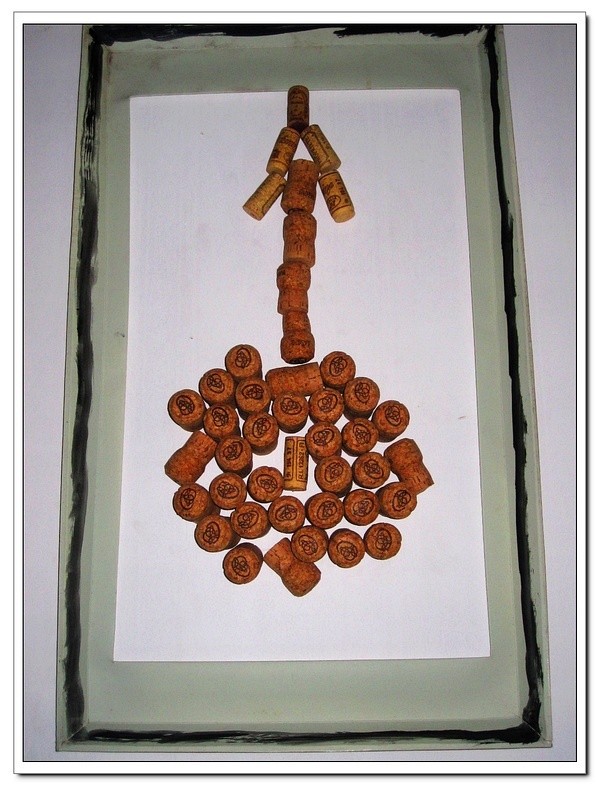 香槟红酒塞变身装饰画
