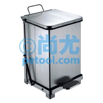 国产四脚加高金属脚踏垃圾桶(27-90L)