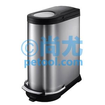 国产脚踏式不锈钢垃圾桶(40L)