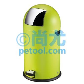 国产球形顶金属脚踏垃圾桶(22-52L)
