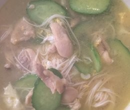 清香鸡腿面的做法