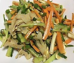 凉拌豆皮(人造肉)的做法
