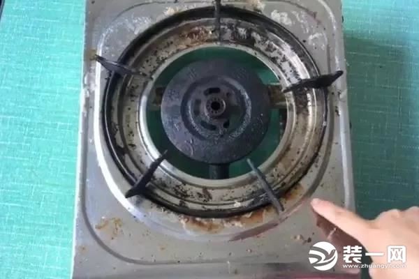 厨房灶台清洁图