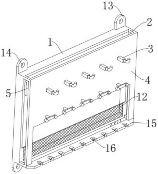 一种厨房用具悬挂结构的制作方法