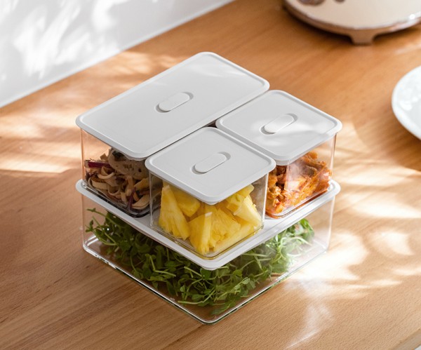冰箱保鲜盒，食材收纳更齐整
