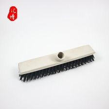 厂家直销便宜塑料扫把头硬丝大地刷
