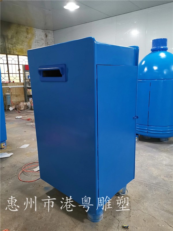 环卫小超人创意玻璃钢饮料瓶回收箱雕塑公园文明摆件