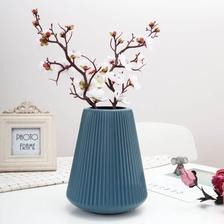 小清新仿真塑料花瓶 创意塑料花瓶 新品PE耐摔花瓶