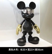 辰瑞家居饰品工艺品摆件 赛博朋克米奇潮玩摆件树脂工艺品摆件工艺品