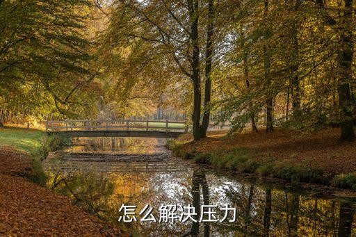 怎么解决压力