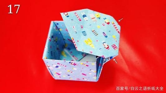 创意折纸实用的收纳盒步骤教程后面还自带笔筒太方便好用了
