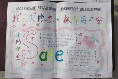 家庭应急逃生手抄报 家庭手抄报