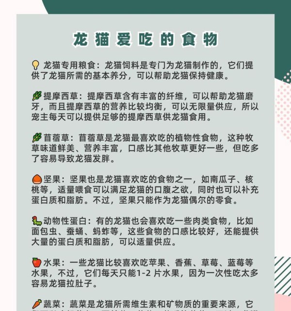 买龙猫怎么挑健康的猫粮？如何选择适合龙猫的健康猫粮？
