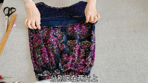 怎样让短款筒裙款式大变？找块蕾丝布头一剪一缝，出门回头率超高