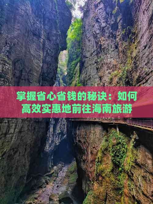 掌握省心省钱的秘诀：如何高效实惠地前往海南旅游