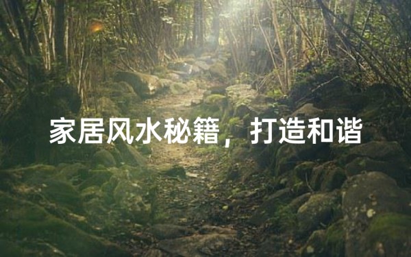 家居风水秘籍,打造和谐居住环境