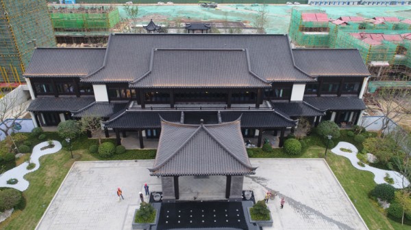 常州楼阁中式建筑翻新,中式建筑