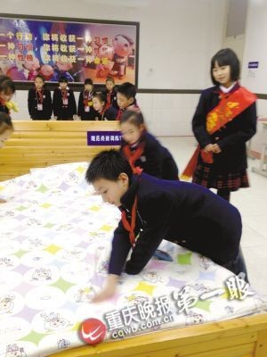 叠被训练