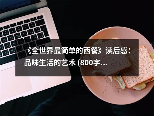 《全世界最简单的西餐》读后感：品味生活的艺术 (800字)