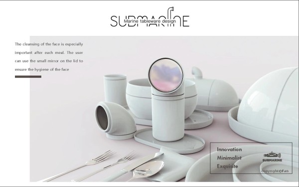 海洋主题陶瓷餐具《Submarine》