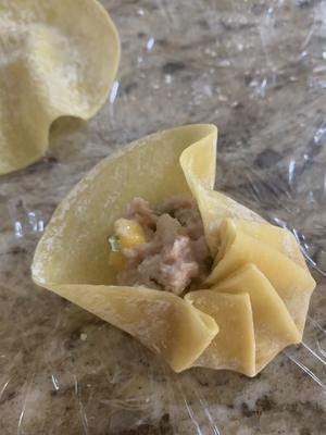 空气炸锅(快手菜)低脂脆皮烧麦的做法 步骤2