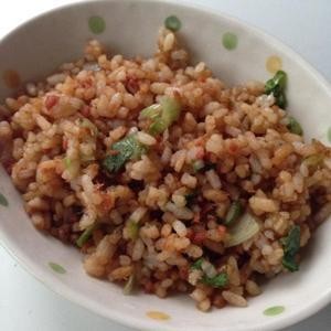 肉松海苔炒饭(快手早餐)的做法步骤 第4步