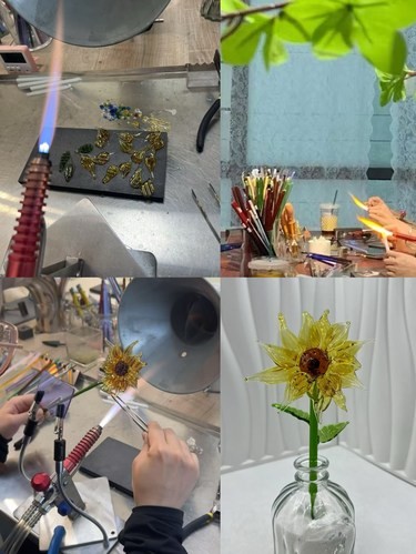 体验感拉满的玻璃花制作