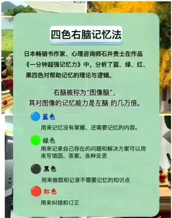 世界公认的四个超强记忆法：揭秘记忆秘诀，提高学习效率