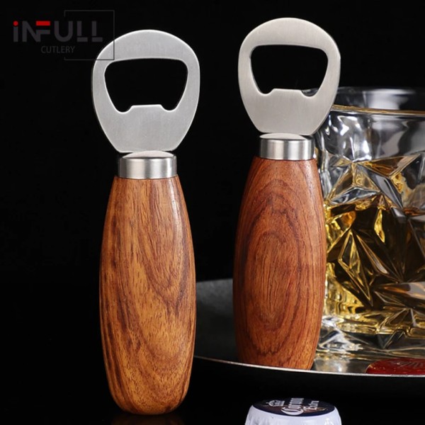 高品质聚会啤酒木质开瓶器