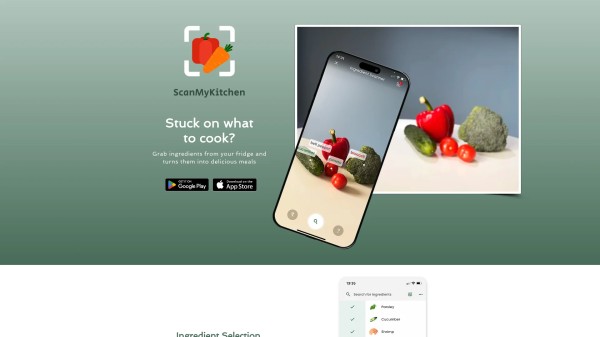 Scan My Kitchen主页截图