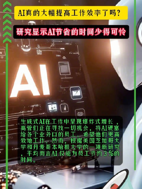 AI真的大幅提高工作效率了吗?