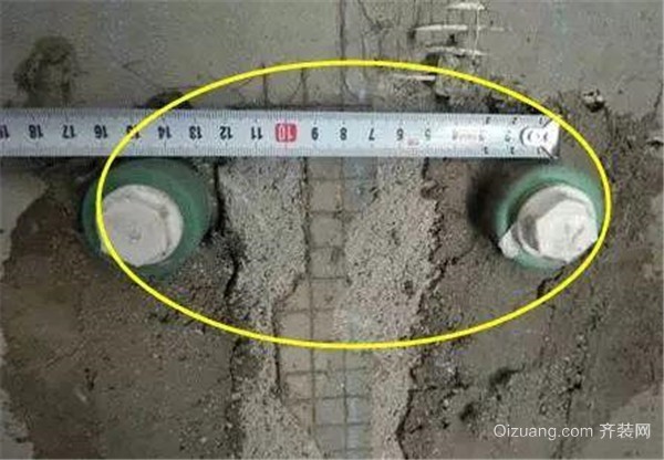 冷热水管距离控制