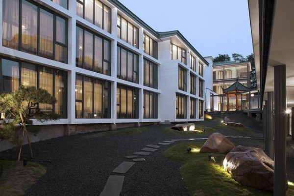 设计赏析：东方禅意美学庭院空间——福建悦武夷茶生活美学酒店