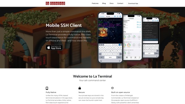 La Terminal 主页截图