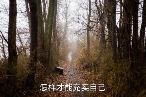 怎样才能充实自己