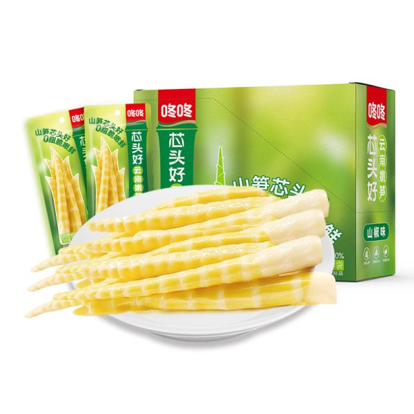 咚咚芯头好云南泡椒竹笋即食小包装零食
