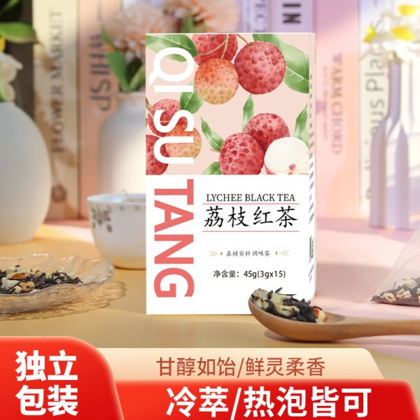 荔枝红茶冷泡茶茶包水果茶清香独立小包装