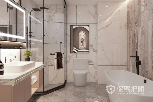 卫生间装修效果图-保驾护航装修网