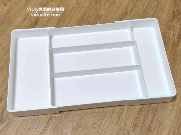 廚房收納︱宜得利收納好物︱冰箱整理托盤：百元單品，立刻讓冰箱收納翻倍
