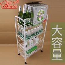 多用途冰箱旁夹缝蔬菜架酒水架水果架儿童房玩具架客厅杂物架