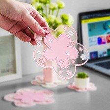 高颜值隔热垫日本pvc杯垫ins防烫垫亚马逊热销家居用品创意茶杯垫