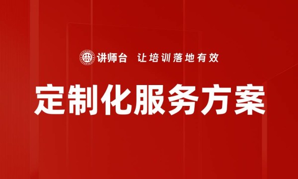 定制化服务方案