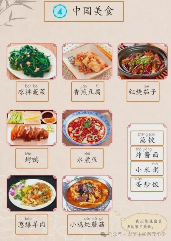 烟火中的美味传承——永济市柳宗元小学二年级语文组项目化实践活动