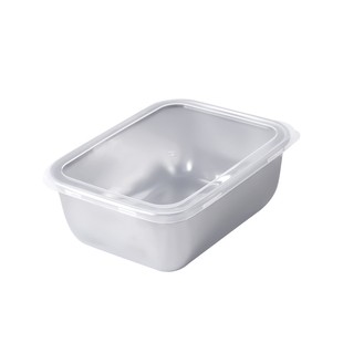 不锈钢保鲜食品凉菜商用摆摊长方形方盘野餐托盘专用多用食物收纳盒