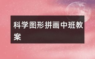 科学图形拼画中班教案