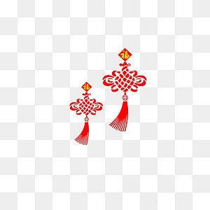 节日装饰气氛红色中国结
