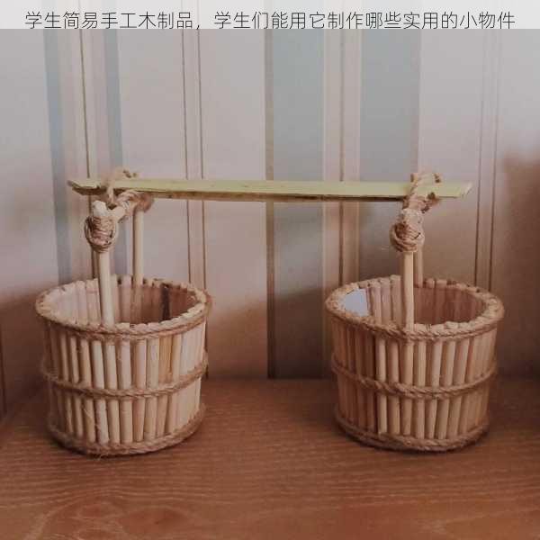学生简易手工木制品，学生们能用它制作哪些实用的小物件