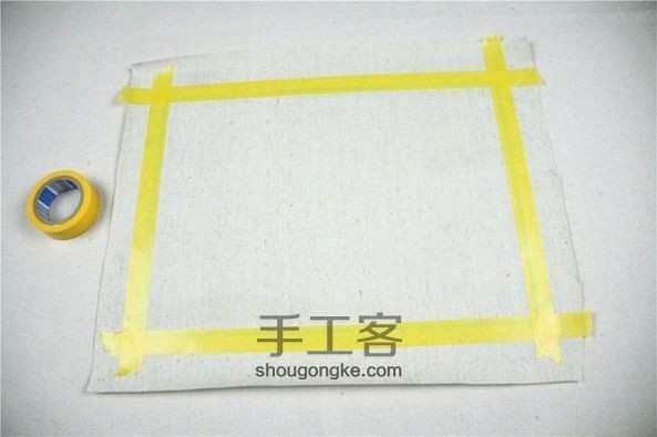 【装饰画篇】 自己绷个画试试!!!~~ 第3步