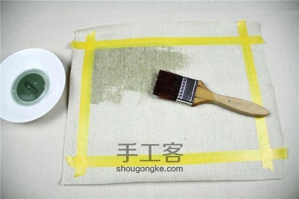 【装饰画篇】 自己绷个画试试!!!~~ 第4步