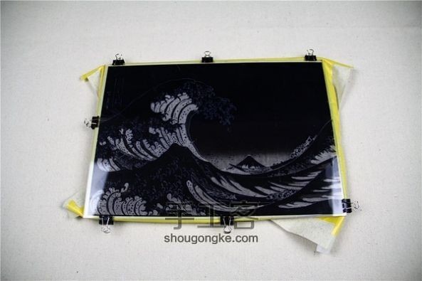 【装饰画篇】 自己绷个画试试!!!~~ 第7步